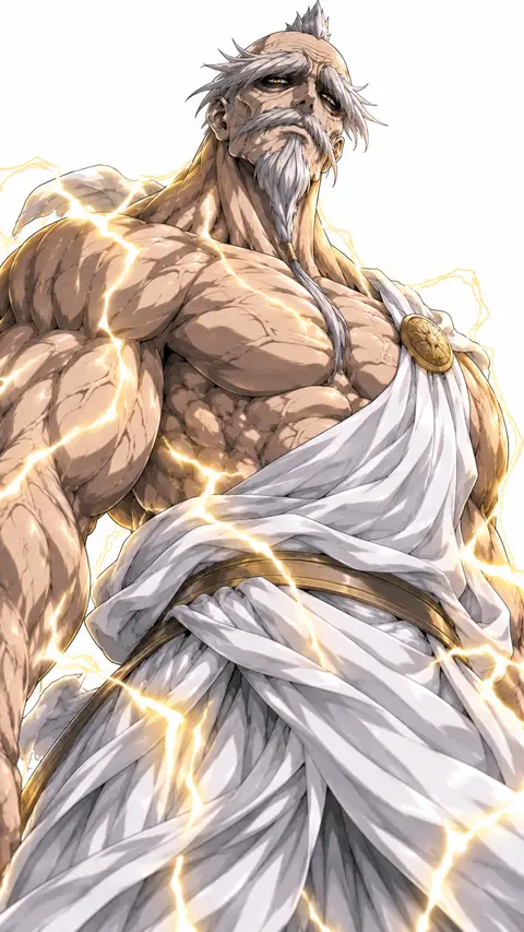 Zeus from Record of Ragnarok — anime artwork on AniPins