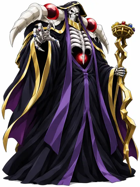 Ainz Ooal Gown from Overlord — anime artwork on AniPins