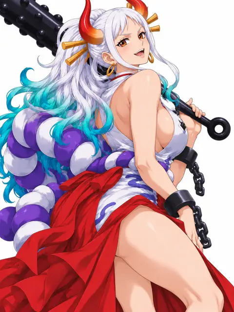 Yamato from One Piece — anime artwork on AniPins