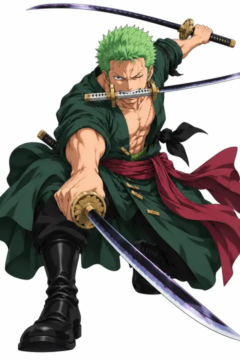 Roronoa Zoro from One Piece — anime artwork on AniPins