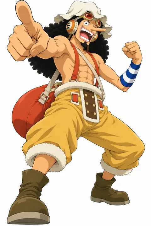 Usopp from One Piece — anime artwork on AniPins