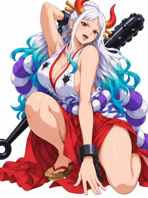Yamato from One Piece — anime artwork on AniPins