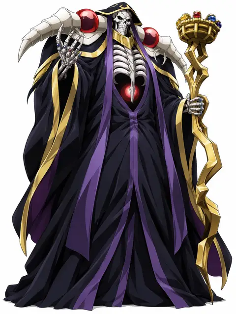 Ainz Ooal Gown from Overlord — anime artwork on AniPins