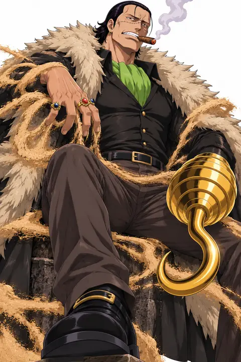 Crocodile from One Piece — anime artwork on AniPins
