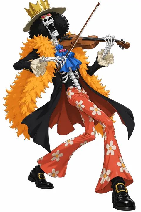 Brook from One Piece — anime artwork on AniPins