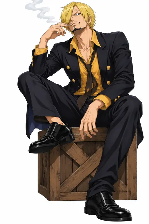 Sanji from One Piece — anime artwork on AniPins