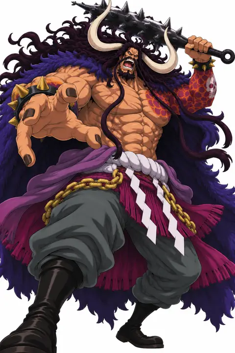 Kaido from One Piece — anime artwork on AniPins