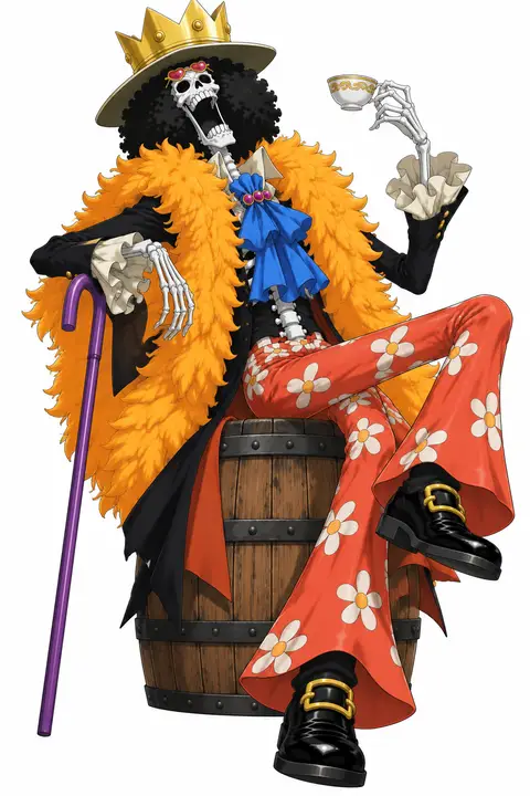Brook from One Piece — anime artwork on AniPins