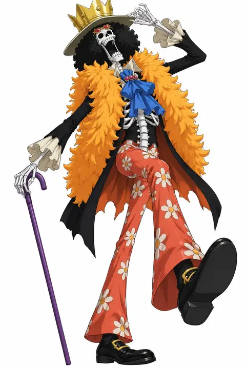 Brook from One Piece — anime artwork on AniPins